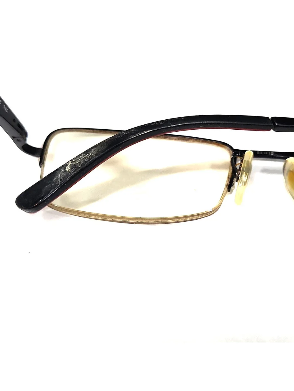 Ray Ban RB8692 1012 Black Rectangle Eyeglasses 53-18 140 READ